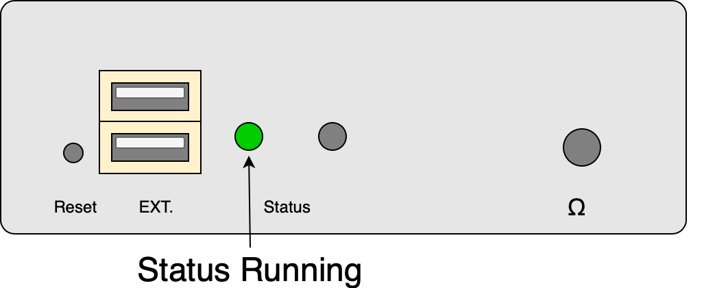 AudioPoint Frontview StatusRunning.png